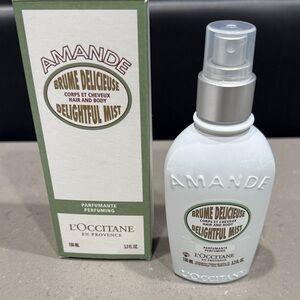 L'Occitane Amande Delightful Hair & Body Mist, New/Unused